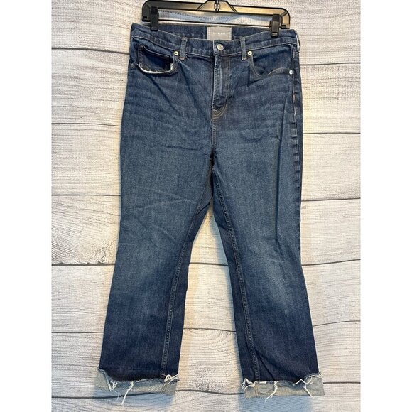 Everlane Distressed Frayed Hem Casual Style Jeans Size 31 - Picture 1 of 4